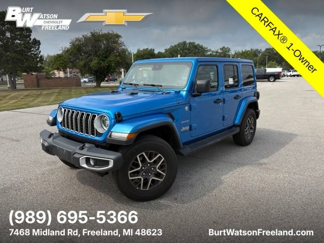 Used 2024 Jeep Wrangler Unlimited Sahara w/ Technology Group