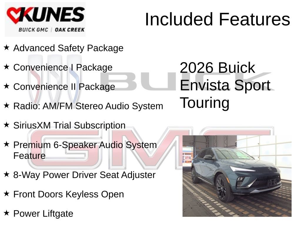 New 2026 Buick Envista Sport Touring w/ Convenience I Package FWD image 2