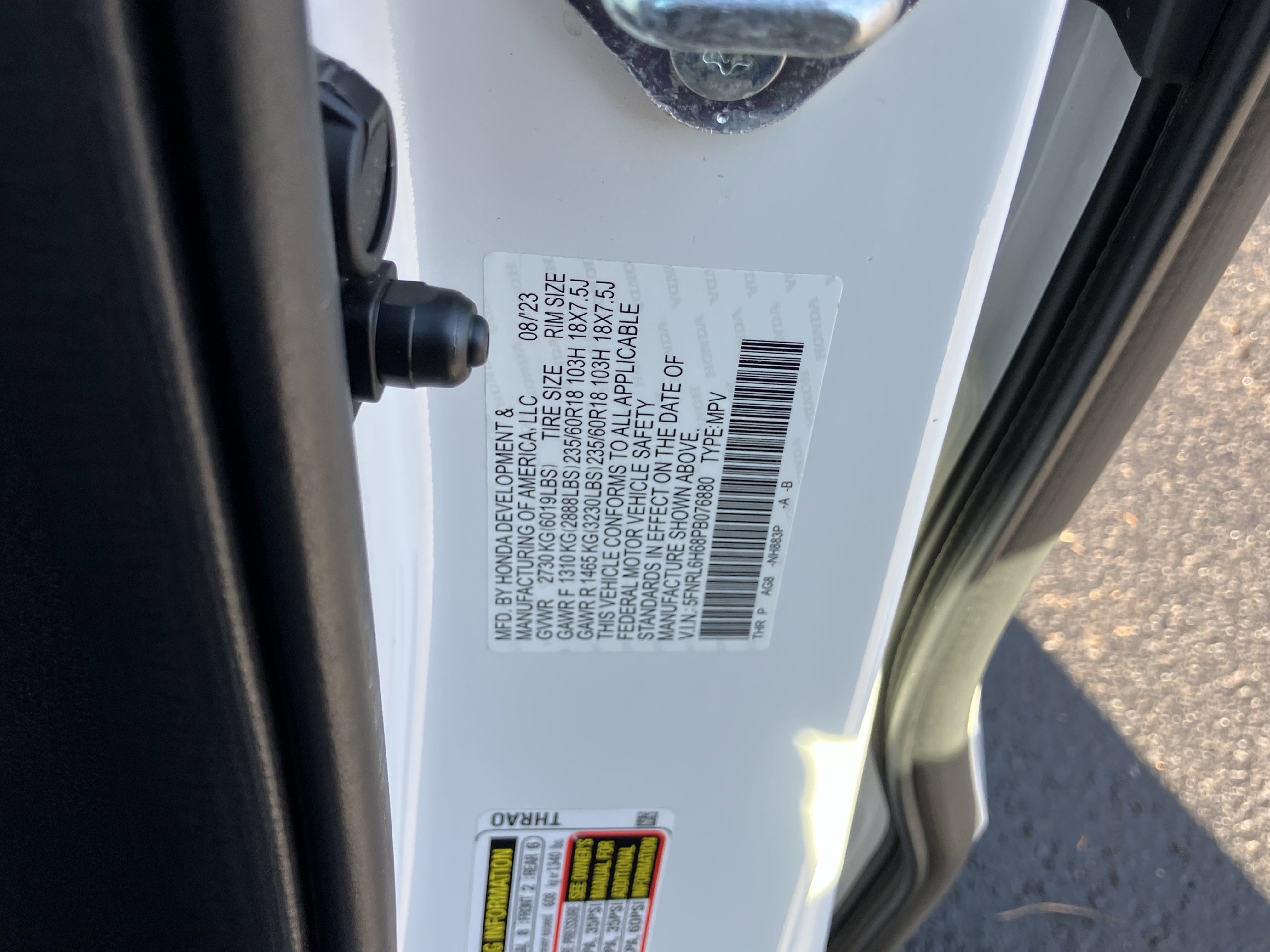 Certified 2023 Honda Odyssey EX-L image 31