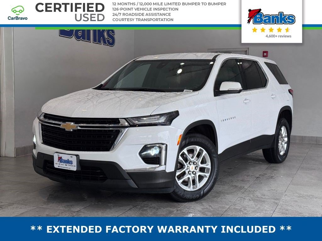 Certified 2023 Chevrolet Traverse LS w/ Safety Package AWD/4WD video 1