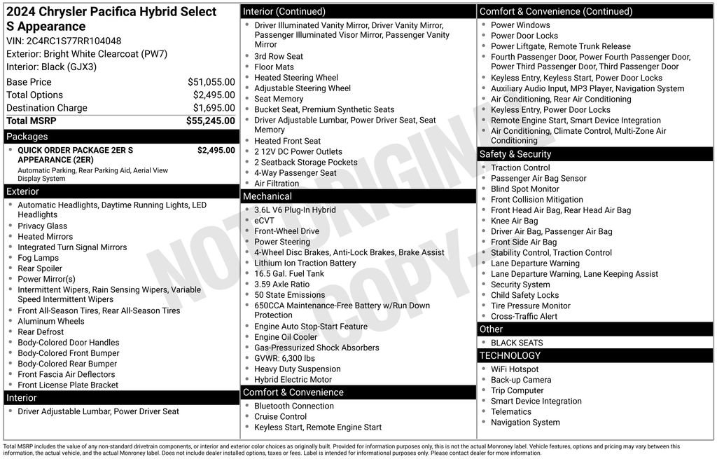 Used 2024 Chrysler Pacifica Limited FWD image 32