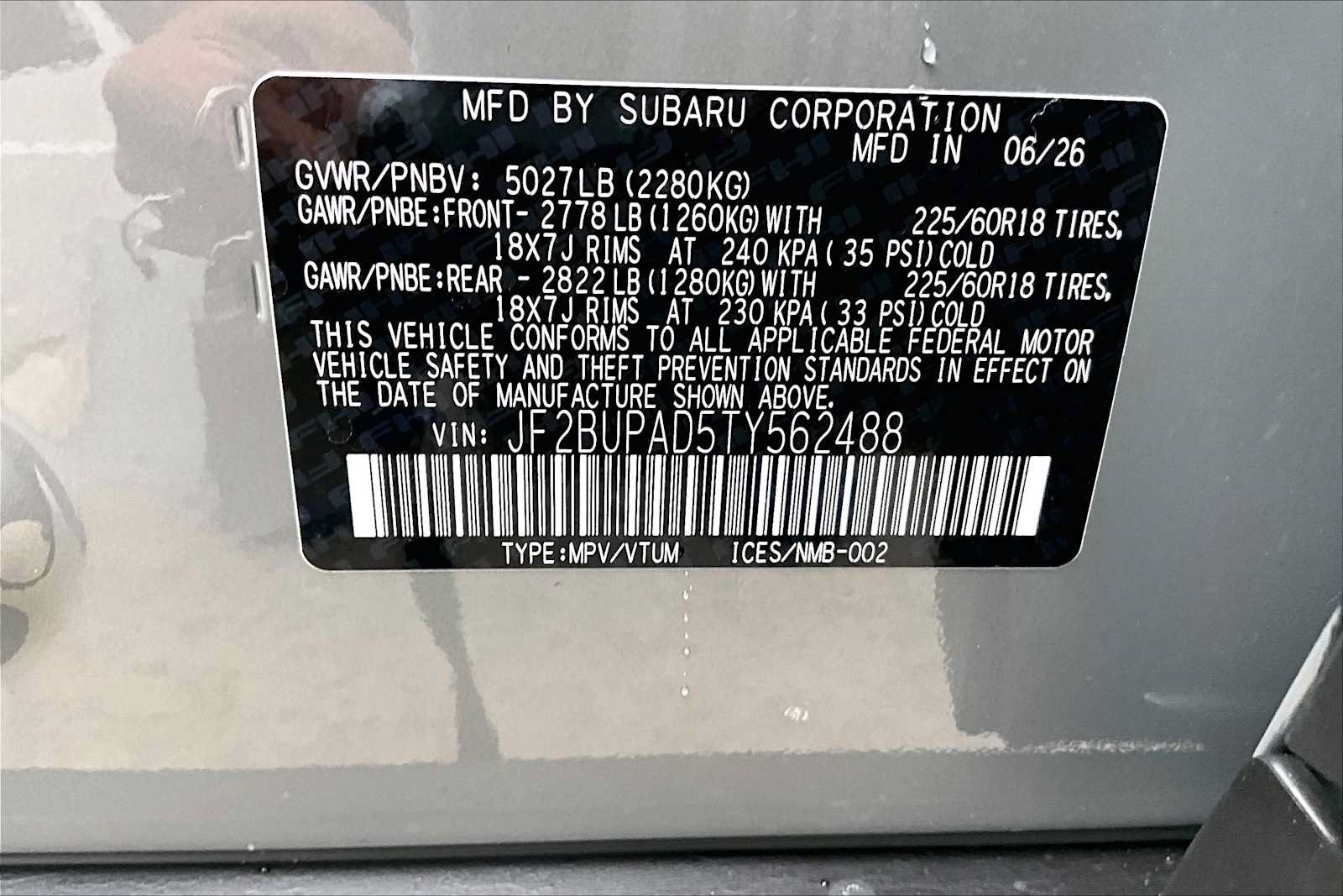 New 2026 Subaru Outback Premium AWD/4WD image 19