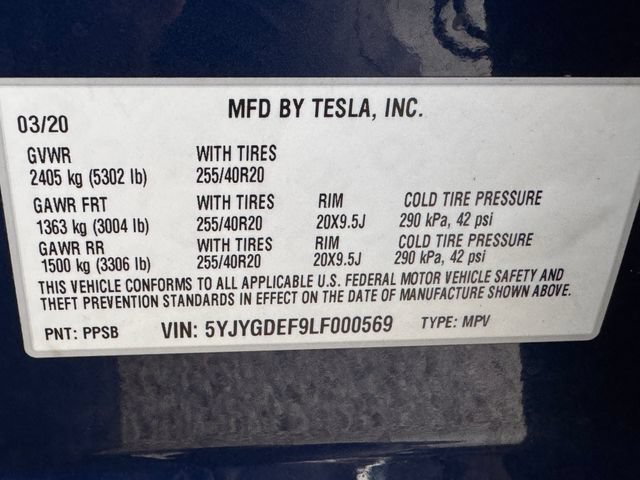 Used 2020 Tesla Model Y Performance AWD/4WD image 30