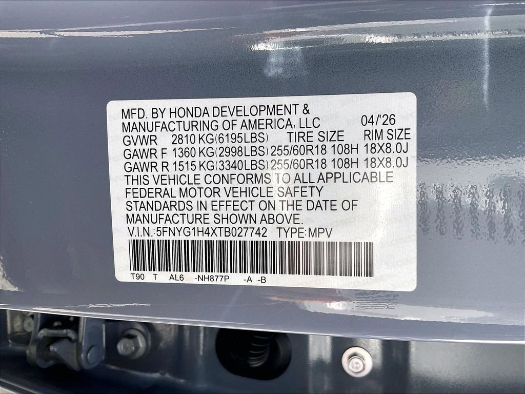 New 2026 Honda Pilot EX-L image 17