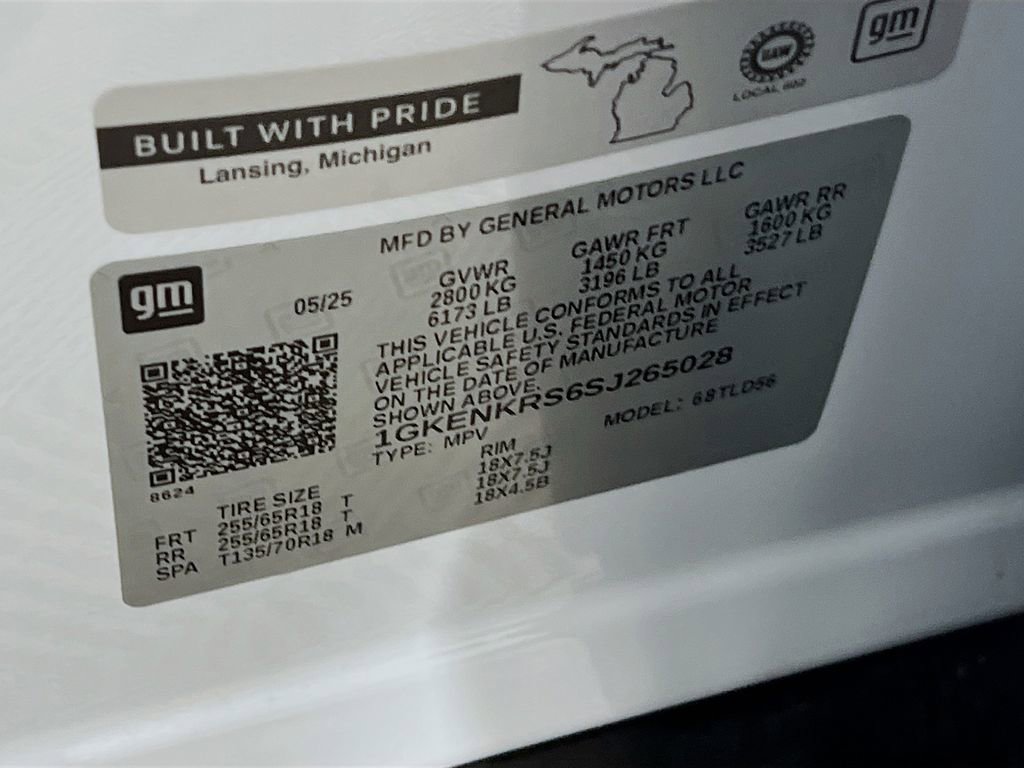 New 2025 GMC Acadia Elevation w/ LPO, Floor Liner Package image 28