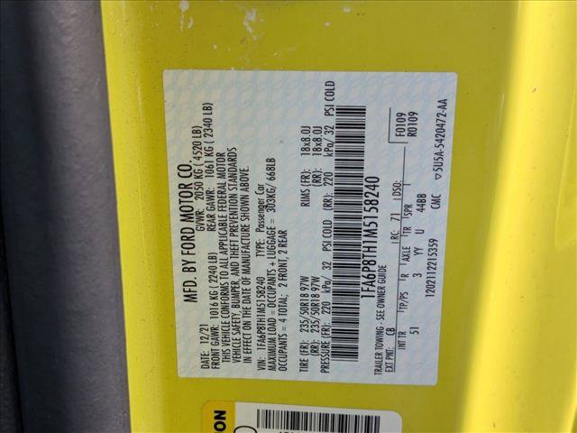 Used 2021 Ford Mustang Premium w/ Equipment Group 201A RWD image 23