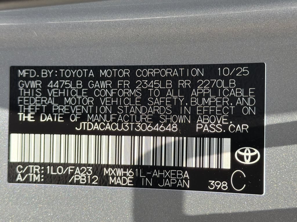 New 2026 Toyota Prius Plug-In Hybrid FWD image 32