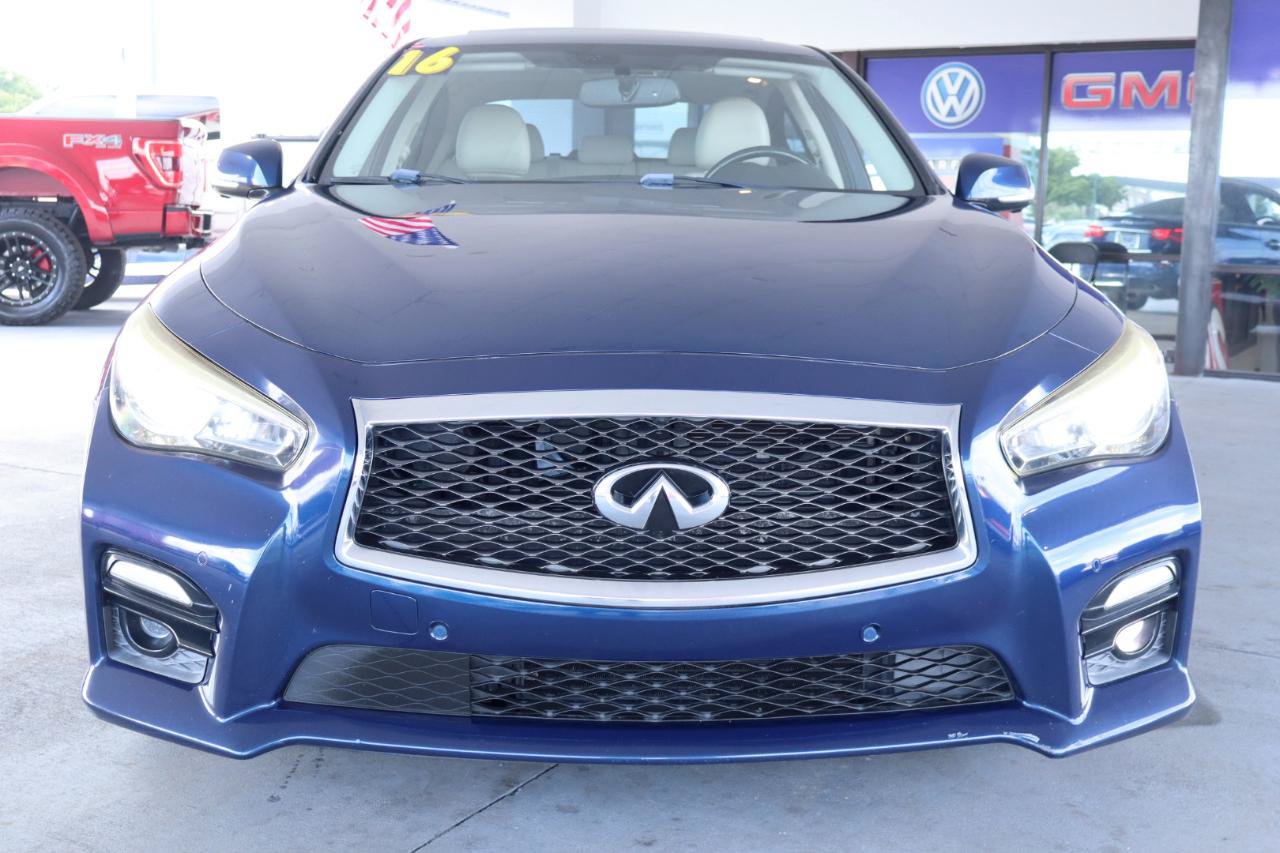 Used 2016 INFINITI Q50 Red Sport 400 RWD image 11