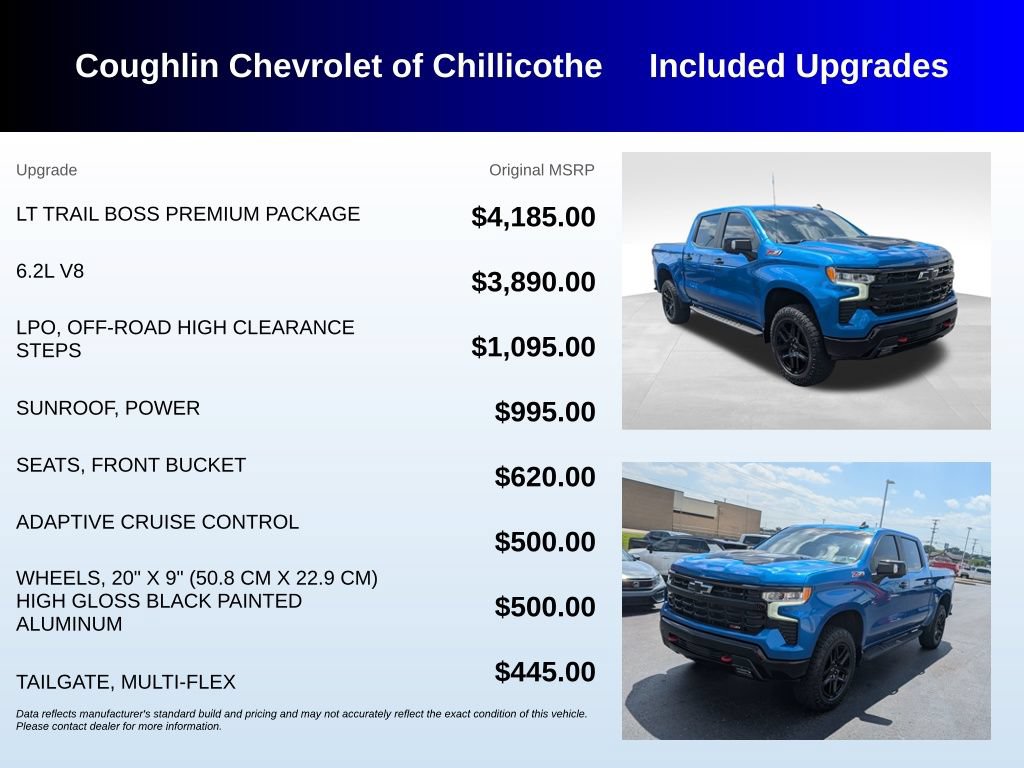 Used 2022 Chevrolet Silverado 1500 LT Trail Boss w/ LT Trail Boss Premium Package AWD/4WD image 3