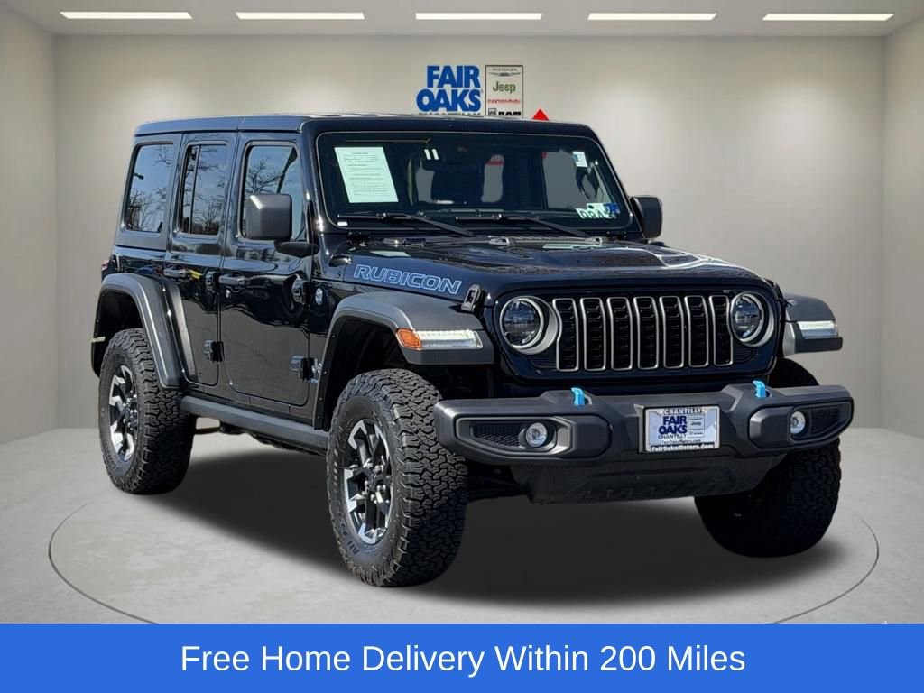 Used 2025 Jeep Wrangler Unlimited Rubicon 4xe w/ Safety Group image 1