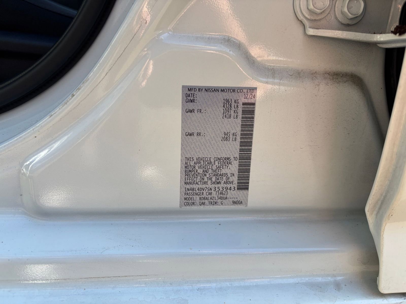 Used 2025 Nissan Altima 2.5 SV FWD image 29