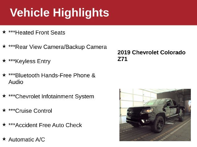 Used 2019 Chevrolet Colorado Z71 w/ Z71 Midnight Edition AWD/4WD image 4