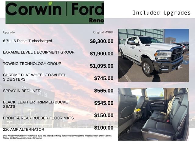 Used 2020 RAM 2500 Laramie image 3