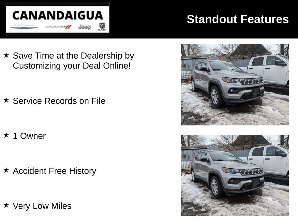 Used 2022 Jeep Compass Latitude w/ Sun and Sound Group image 3