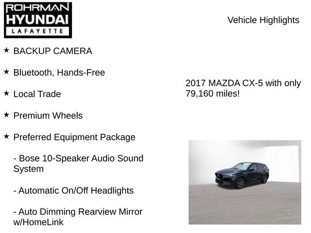 Used 2017 MAZDA CX-5 Touring w/ Preferred Equipment Package FWD image 7