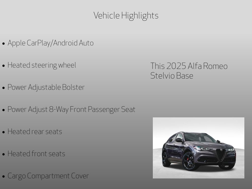 New 2025 Alfa Romeo Stelvio Sprint image 20
