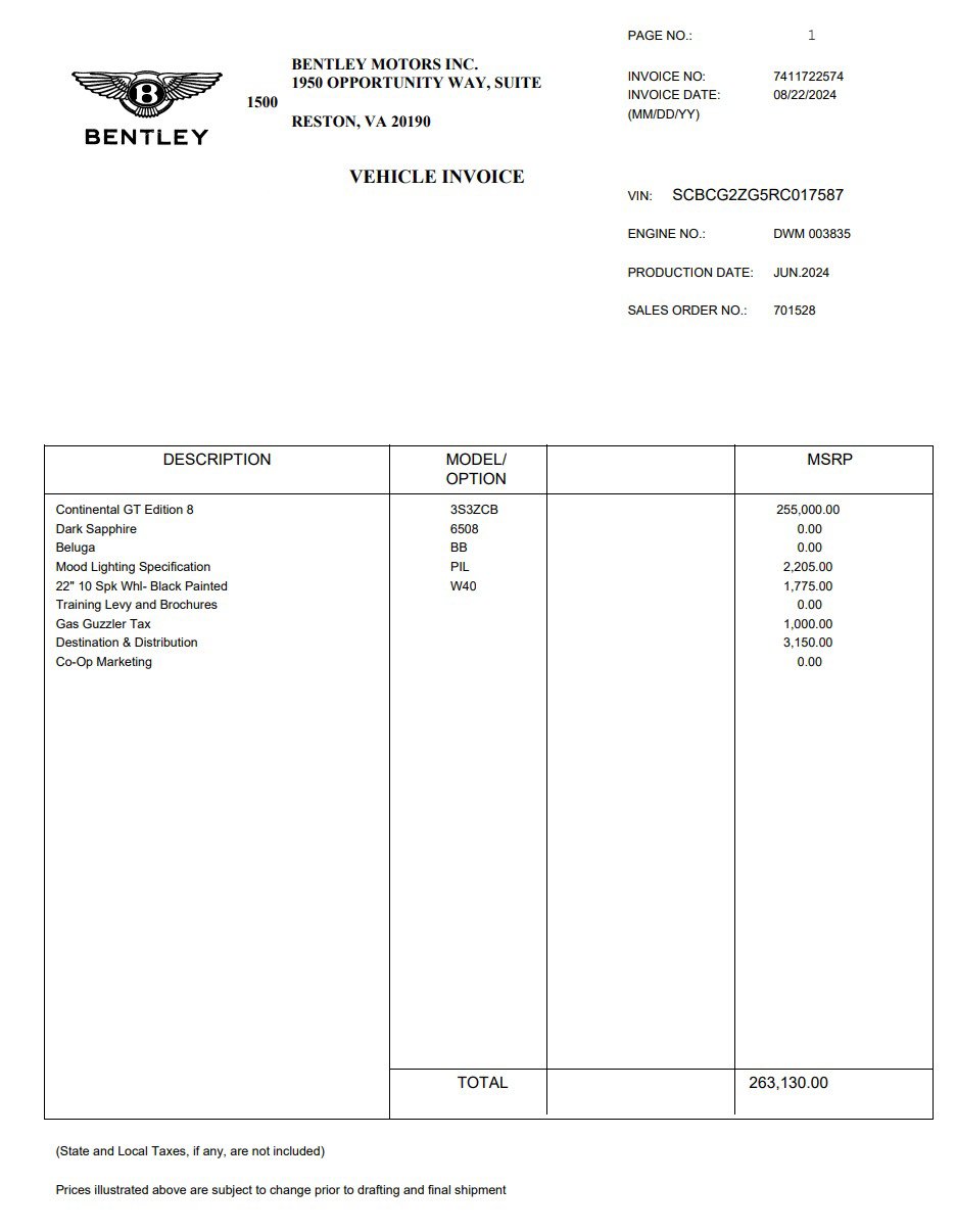 Used 2024 Bentley Continental GT V8 image 28