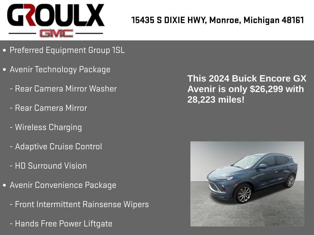 Used 2024 Buick Encore GX Avenir w/ Avenir Technology Package AWD/4WD image 8