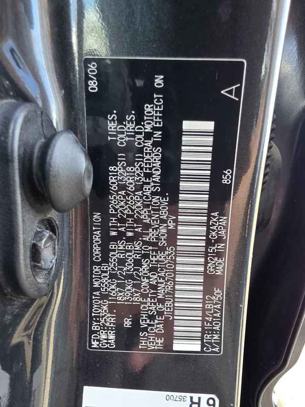 Used 2007 Toyota 4Runner Limited AWD/4WD image 35