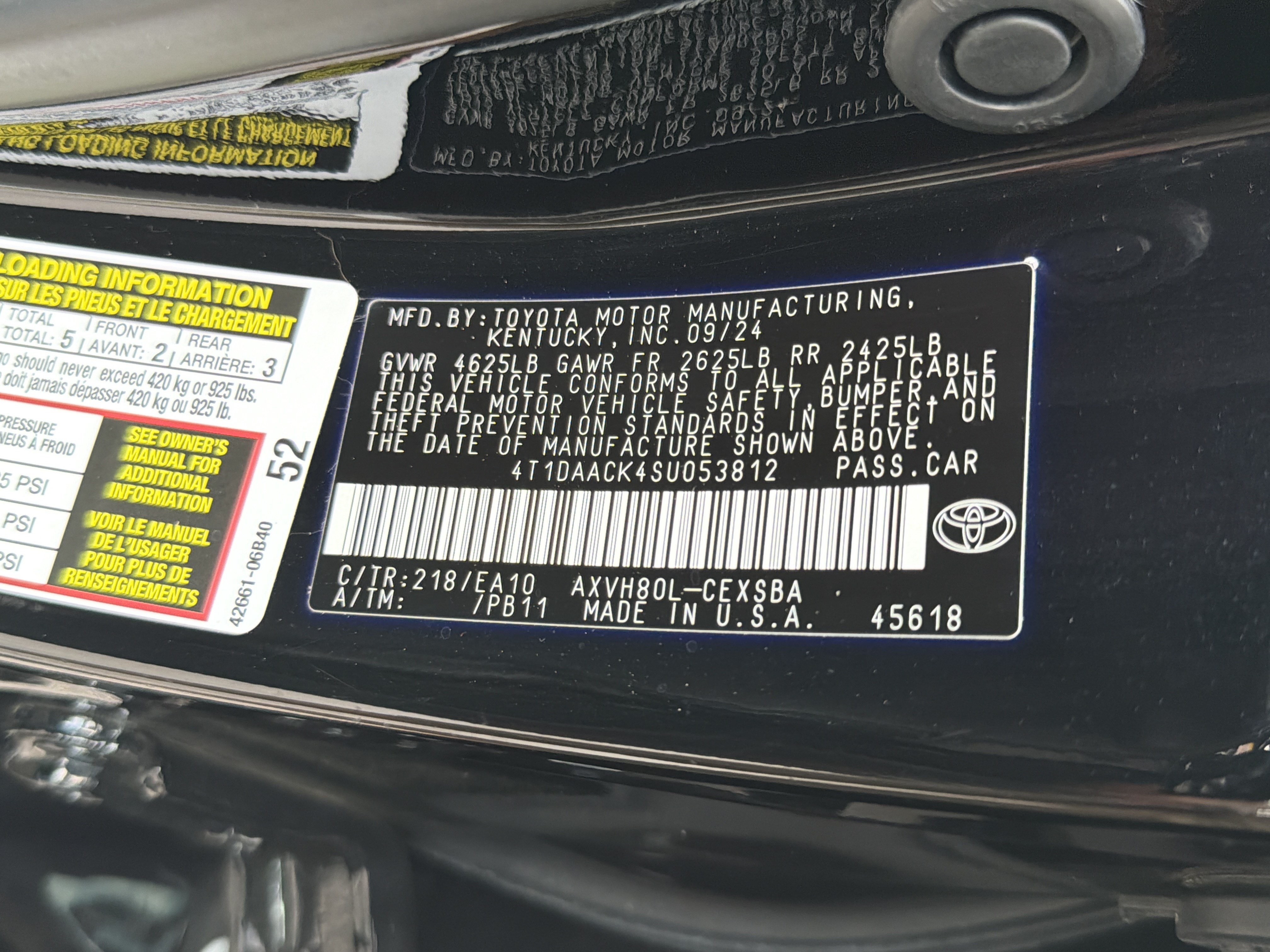 Certified 2025 Toyota Camry SE w/ Convenience Package FWD image 31