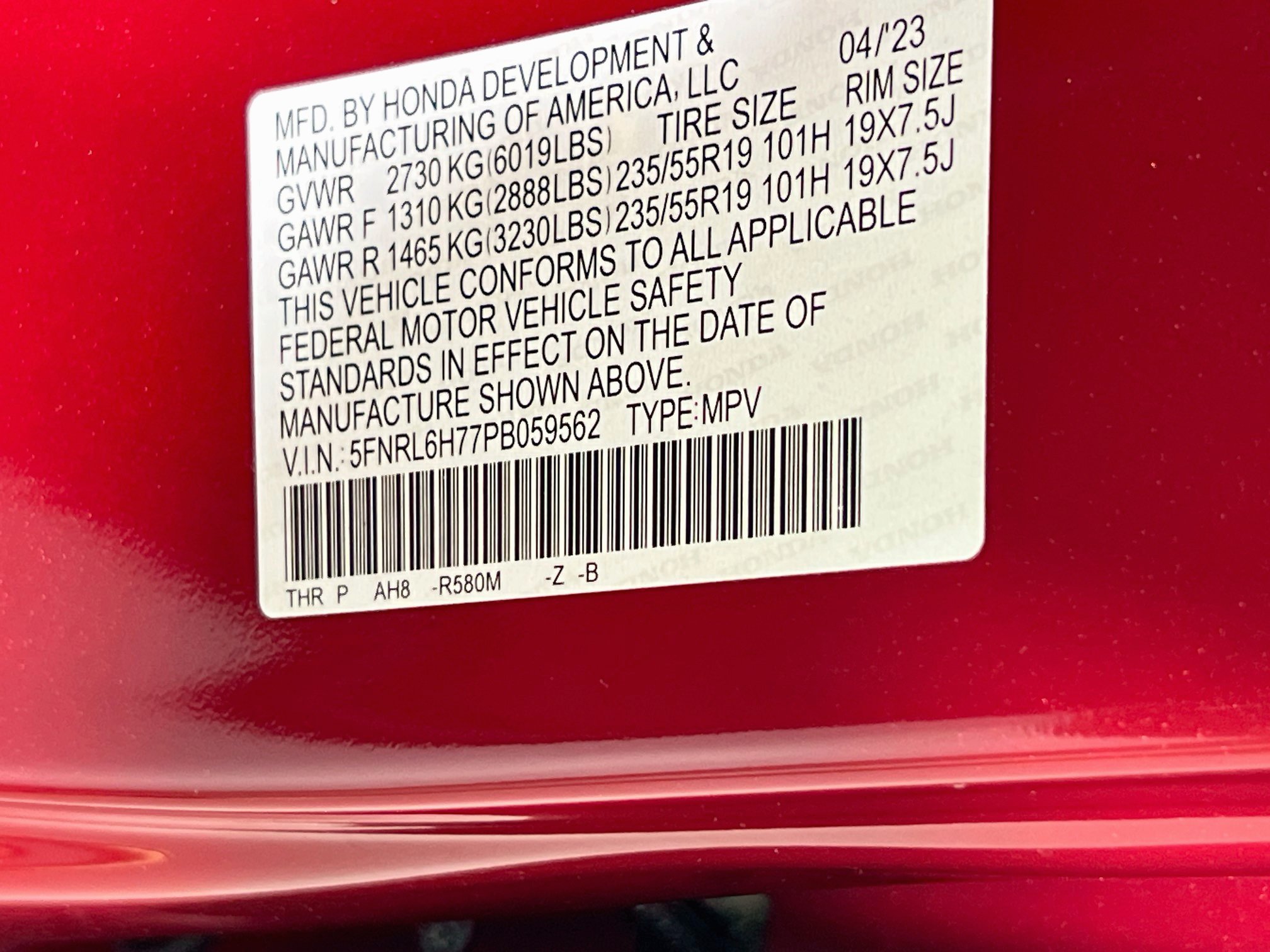 Used 2023 Honda Odyssey Sport image 32