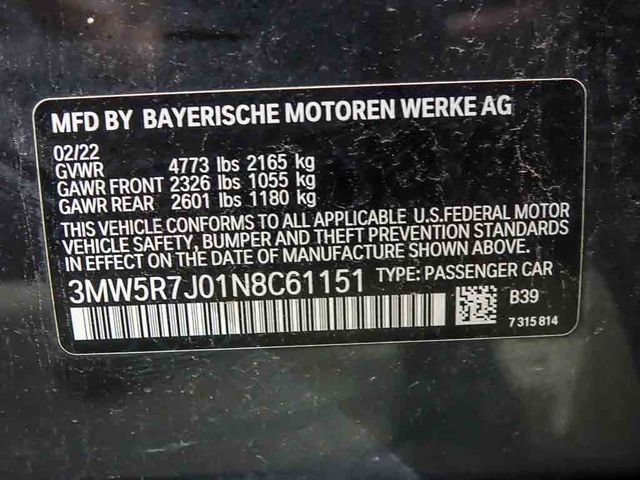 Used 2022 BMW 330i xDrive Sedan w/ Premium Package 2 AWD/4WD image 29
