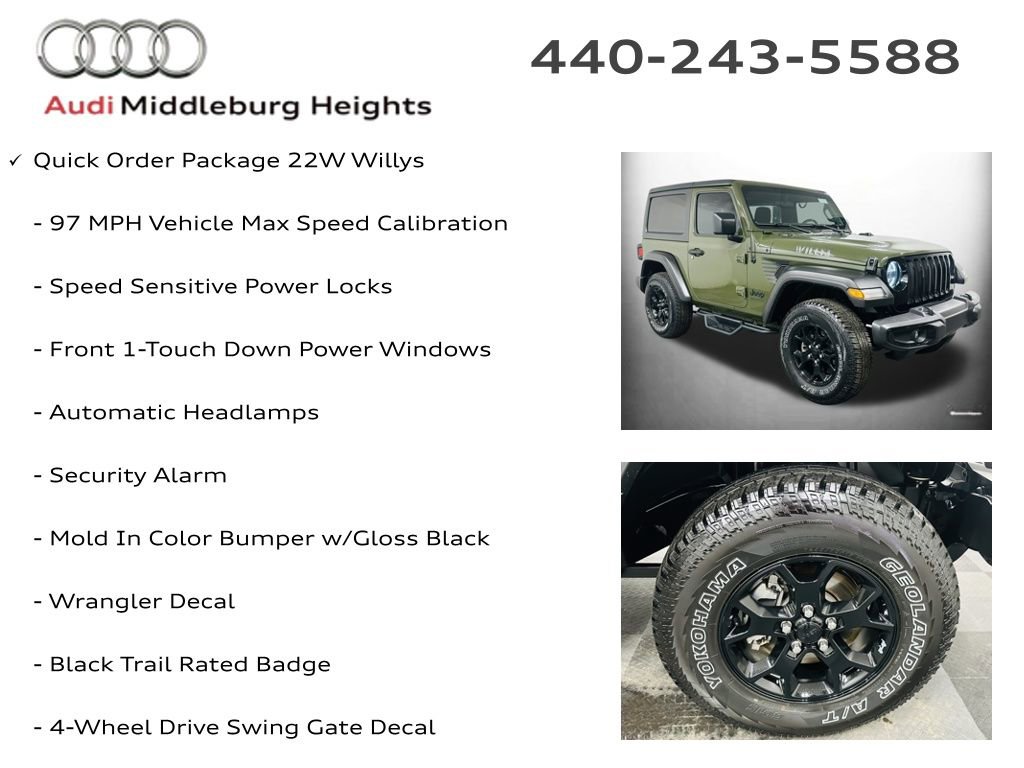 Used 2021 Jeep Wrangler Willys image 11