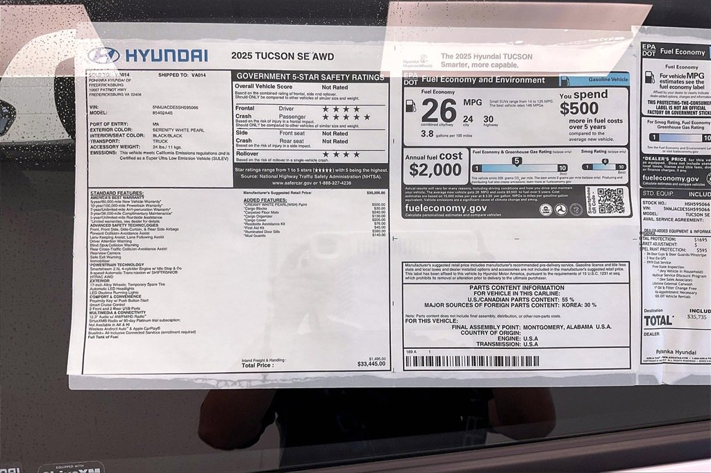 New 2025 Hyundai Tucson SE image 14