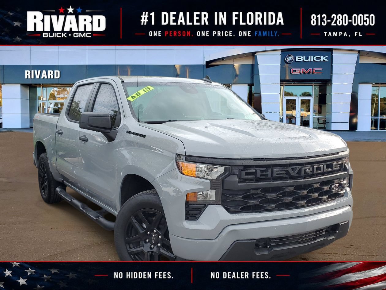 Used 2024 Chevrolet Silverado 1500 Custom w/ Turbomax Blackout Package
