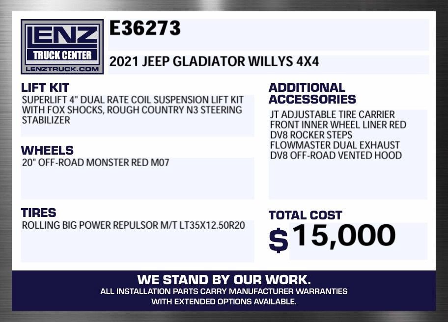 Used 2021 Jeep Gladiator Sport AWD/4WD video 2