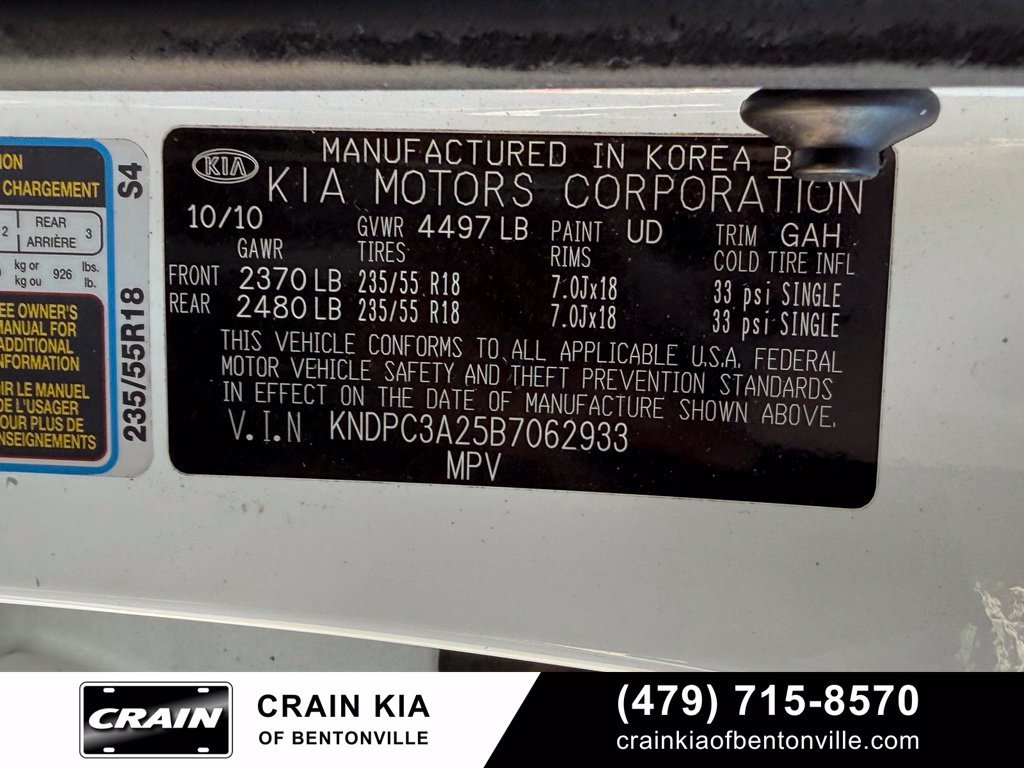 Used 2011 Kia Sportage EX w/ Premium Pkg w/Leather Seats FWD image 33