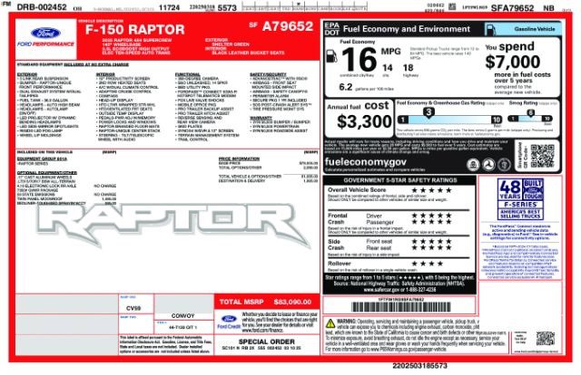 Used 2025 Ford F150 Raptor image 2
