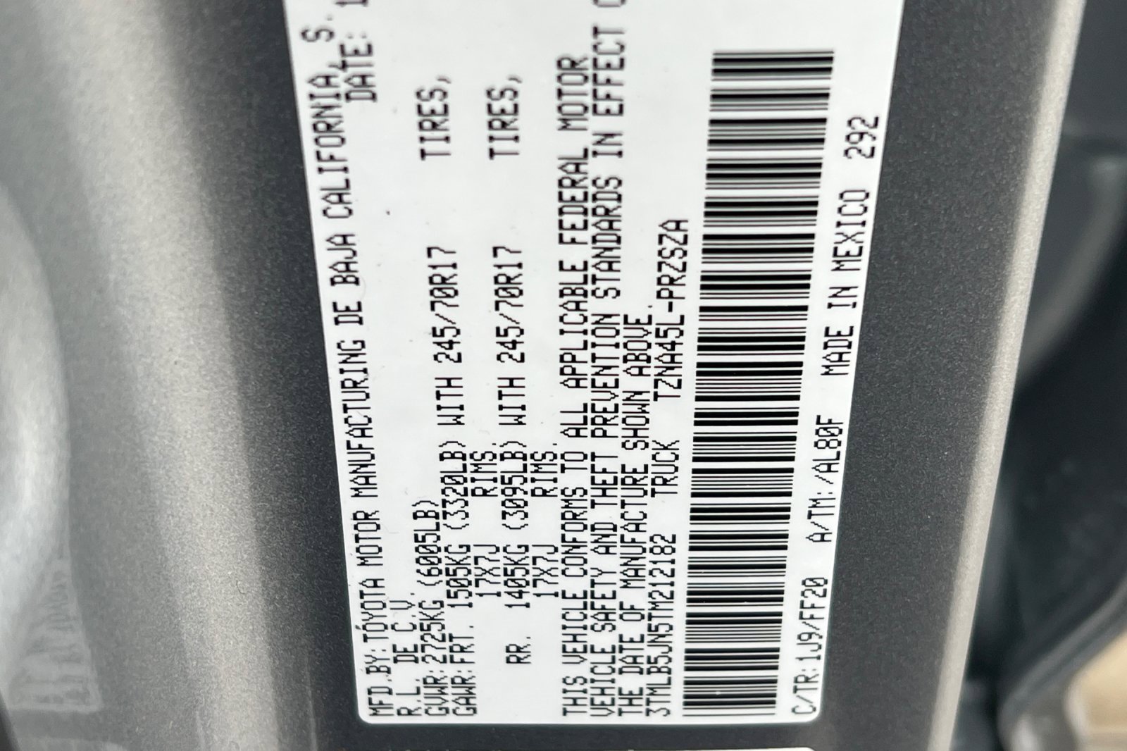 New 2026 Toyota Tacoma SR5 image 21