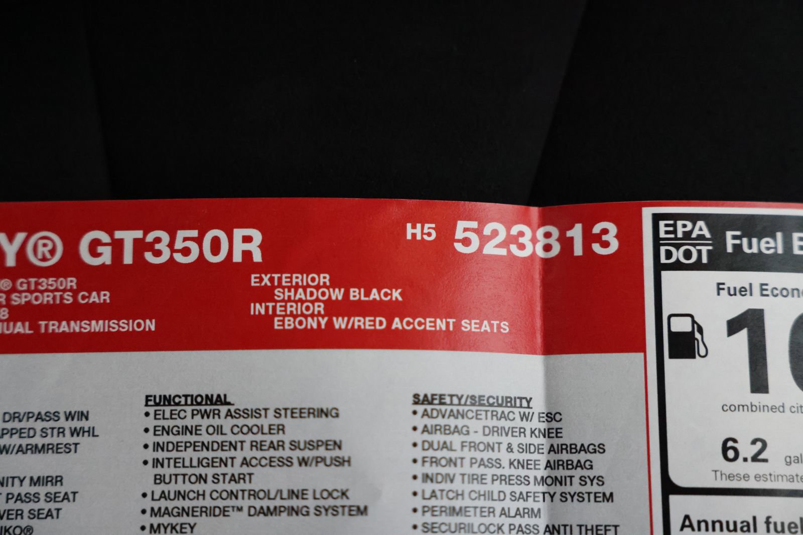 Used 2017 Ford Mustang Shelby GT350R w/ GT350R Equipment Group 920A image 58