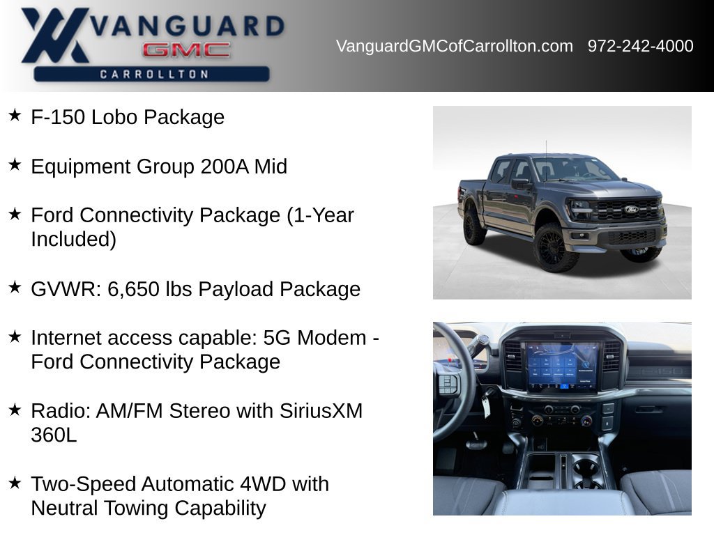 Used 2026 Ford F150 STX w/ F-150 LOBO Package AWD/4WD image 6