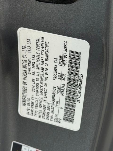 Used 2006 Nissan 350Z Touring RWD image 30