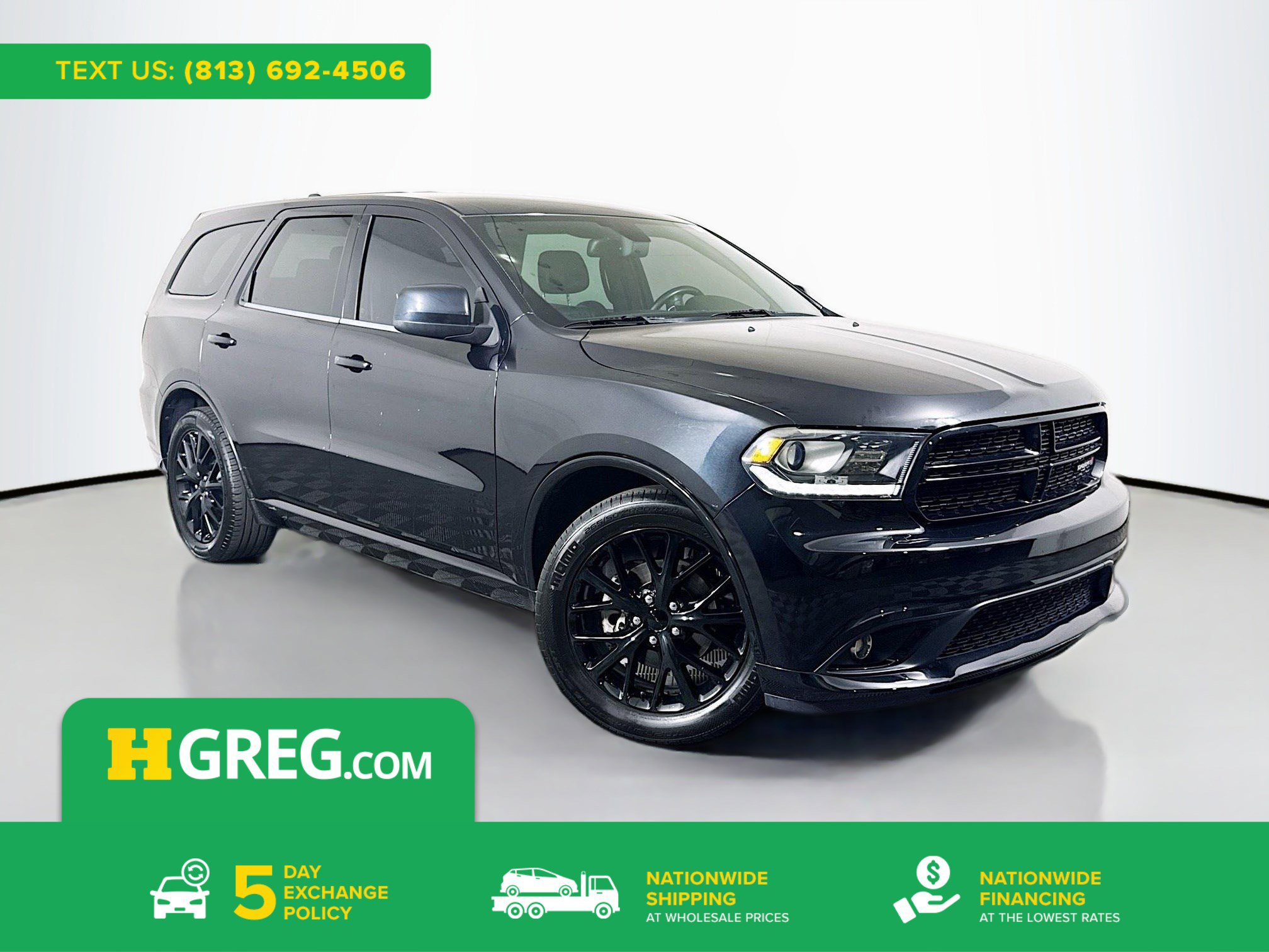 Used 2016 Dodge Durango SXT w/ Blacktop Package RWD image 1