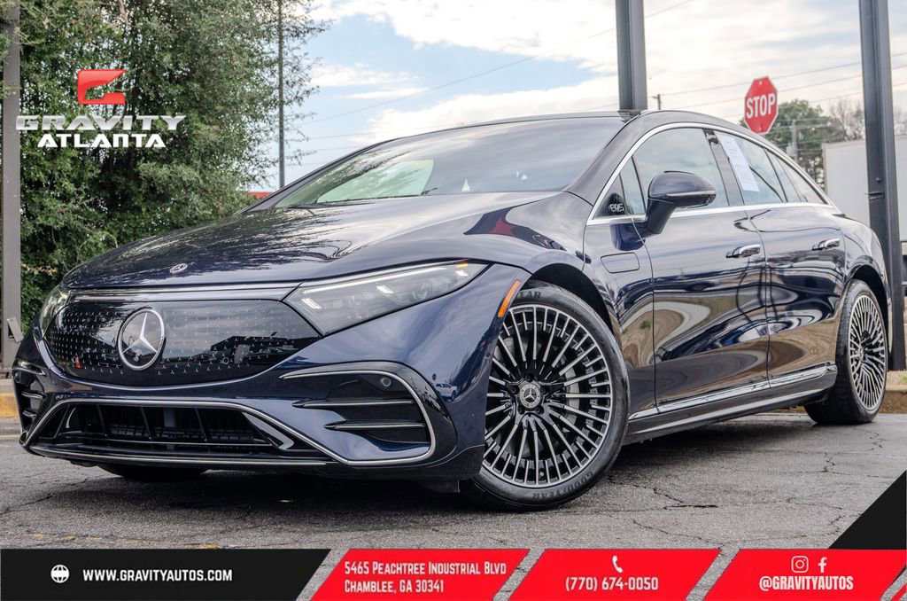 Used 2023 Mercedes-Benz EQS 580 4MATIC Sedan image 1