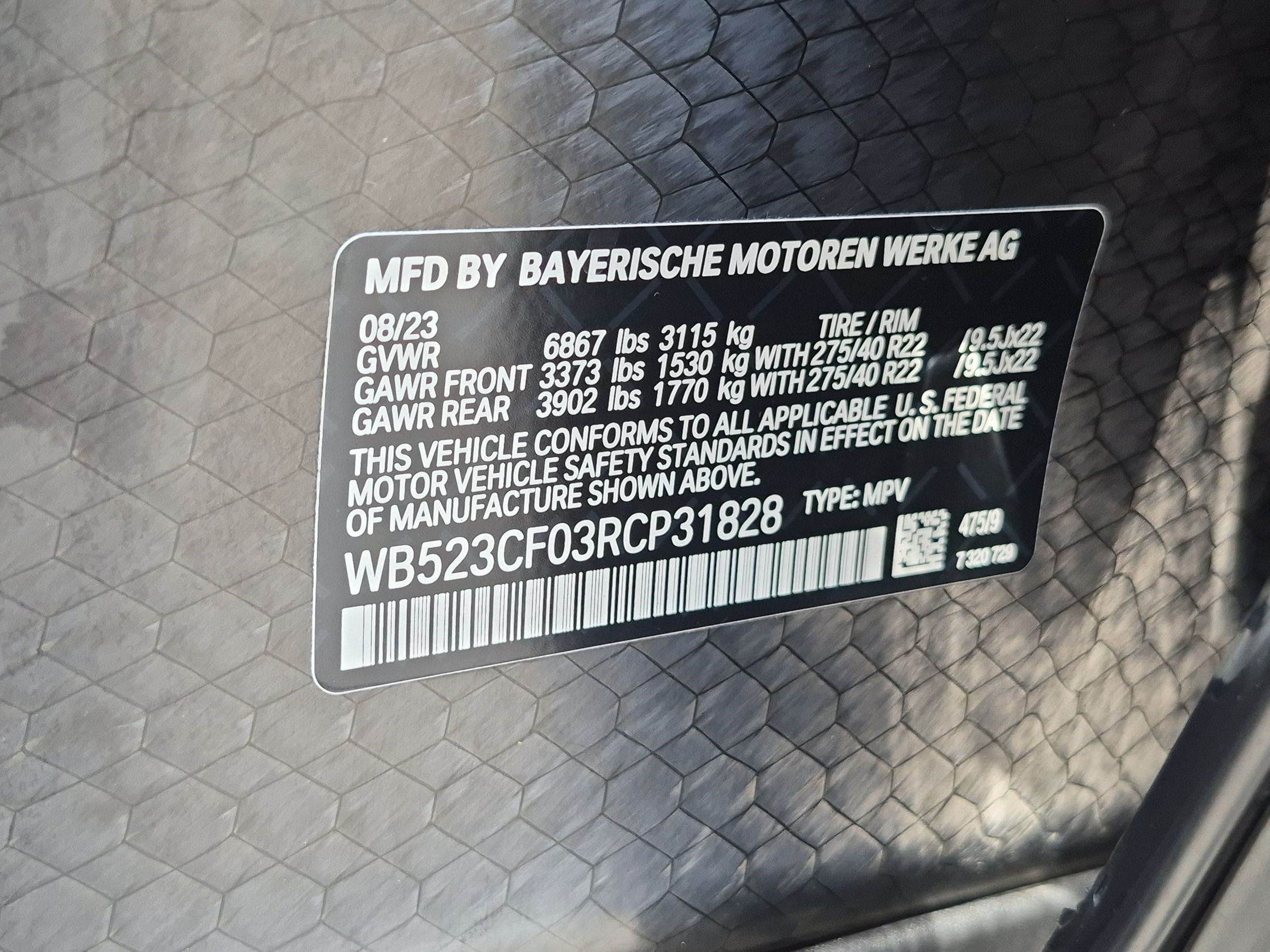 Certified 2024 BMW iX xDrive50 AWD/4WD image 34