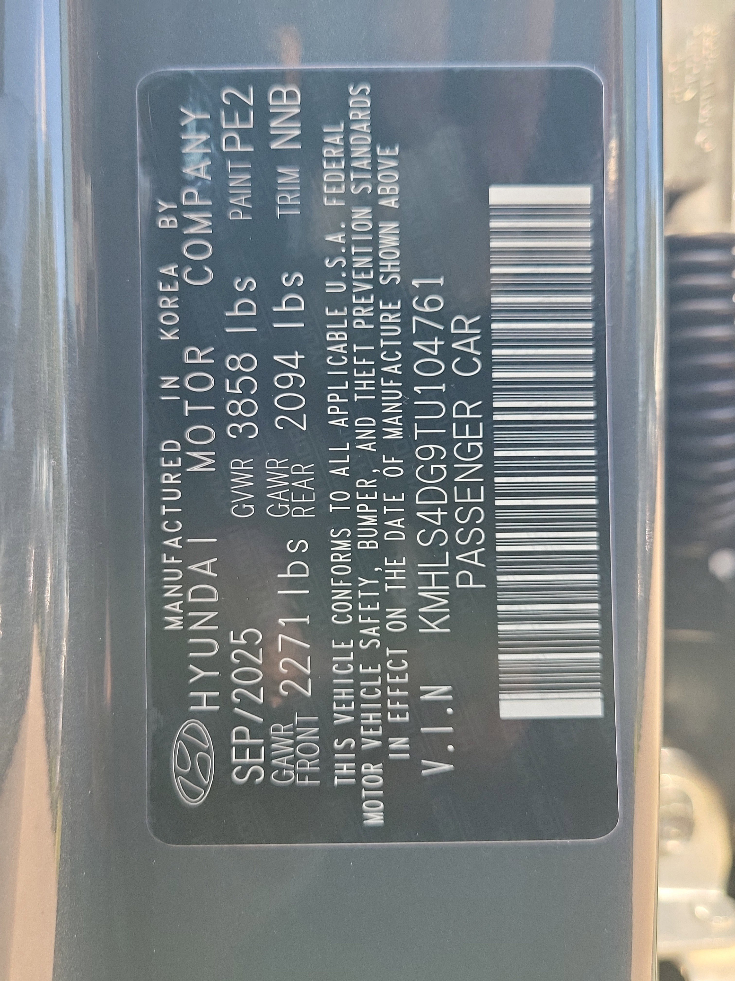 New 2026 Hyundai Elantra SEL Sport w/ Cargo Package image 35