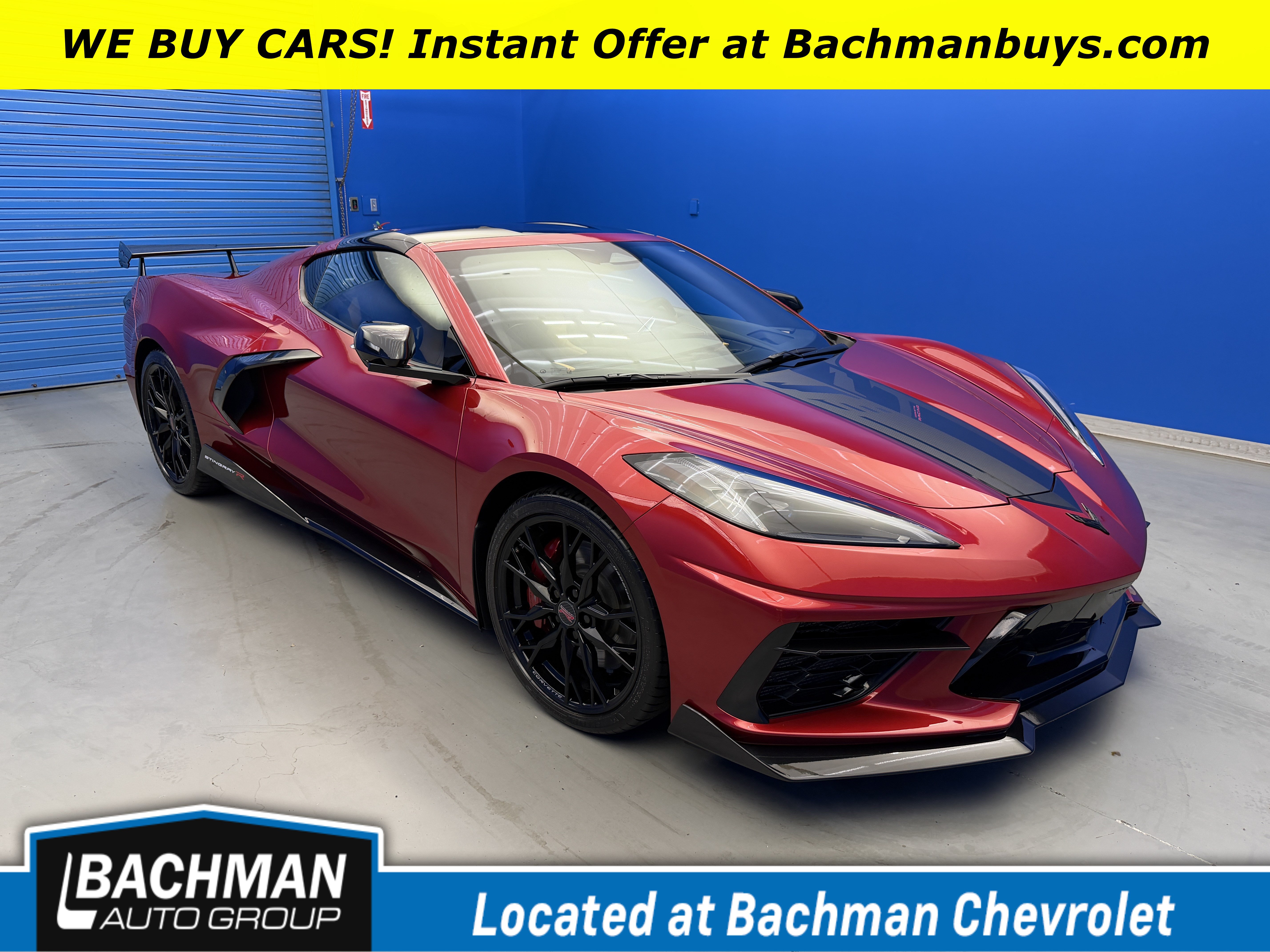 Used 2024 Chevrolet Corvette Stingray Premium Cpe w/ Z51 Performance Package RWD image 1