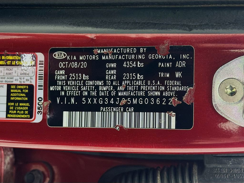 Used 2021 Kia K5 EX image 33