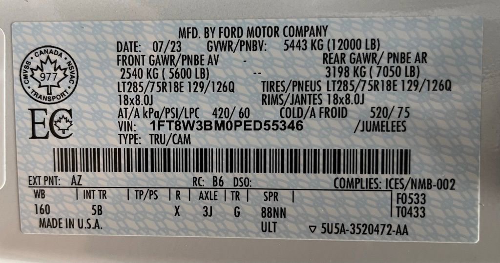 Used 2023 Ford F350 Lariat w/ Lariat Ultimate Package AWD/4WD image 61