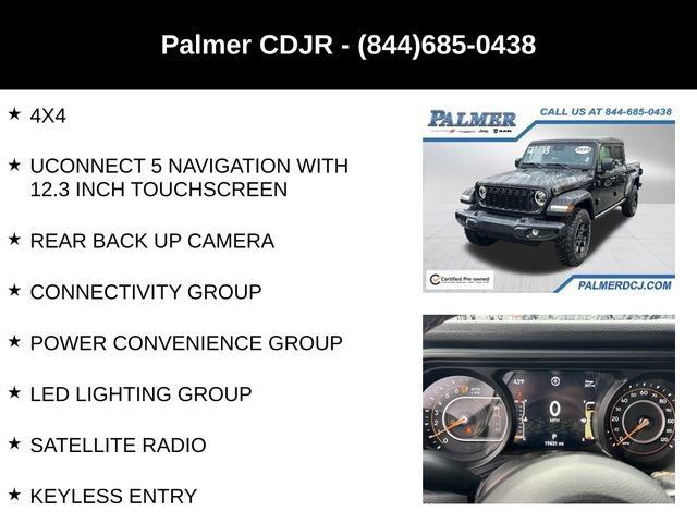 Certified 2024 Jeep Gladiator Willys image 6