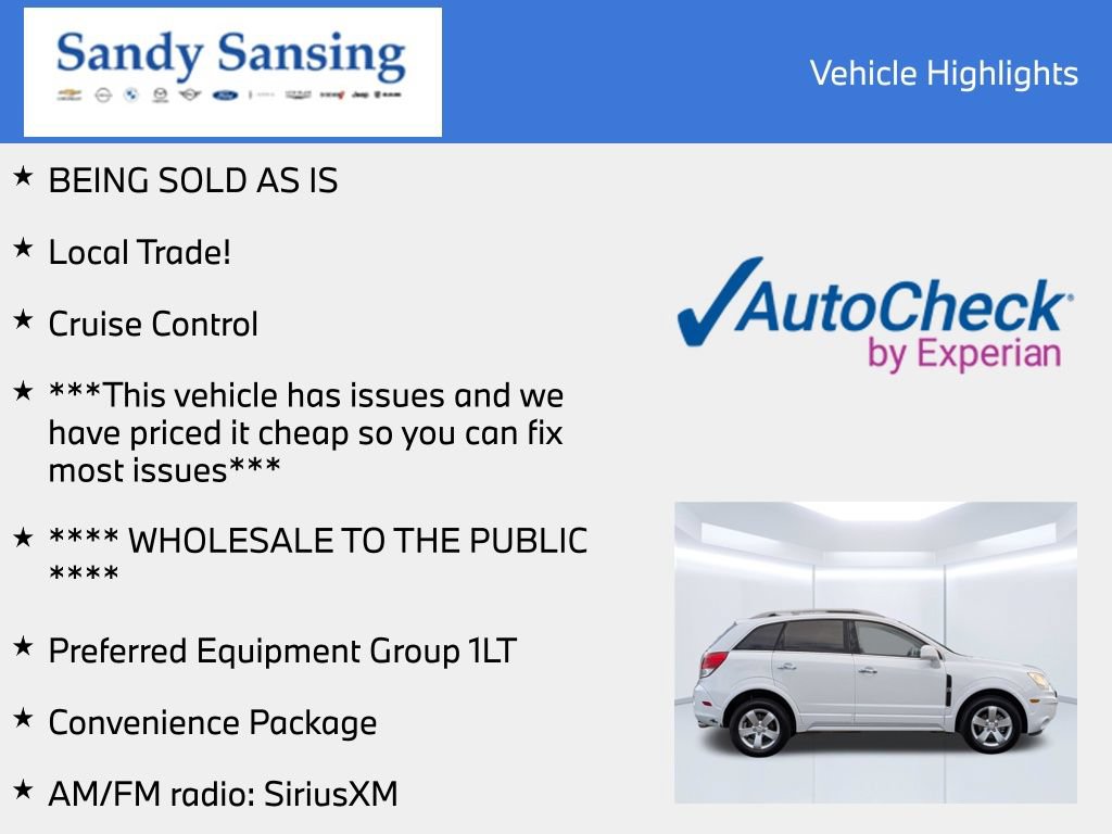 Used 2012 Chevrolet Captiva Sport LT w/ Convenience Package FWD image 8