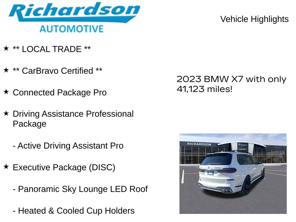 Used 2023 BMW X7 M60i w/ Executive Package image 11