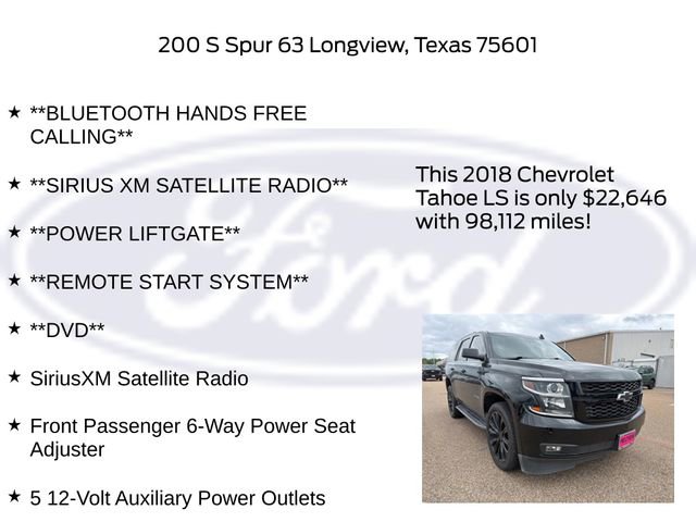 Used 2018 Chevrolet Tahoe LS image 25