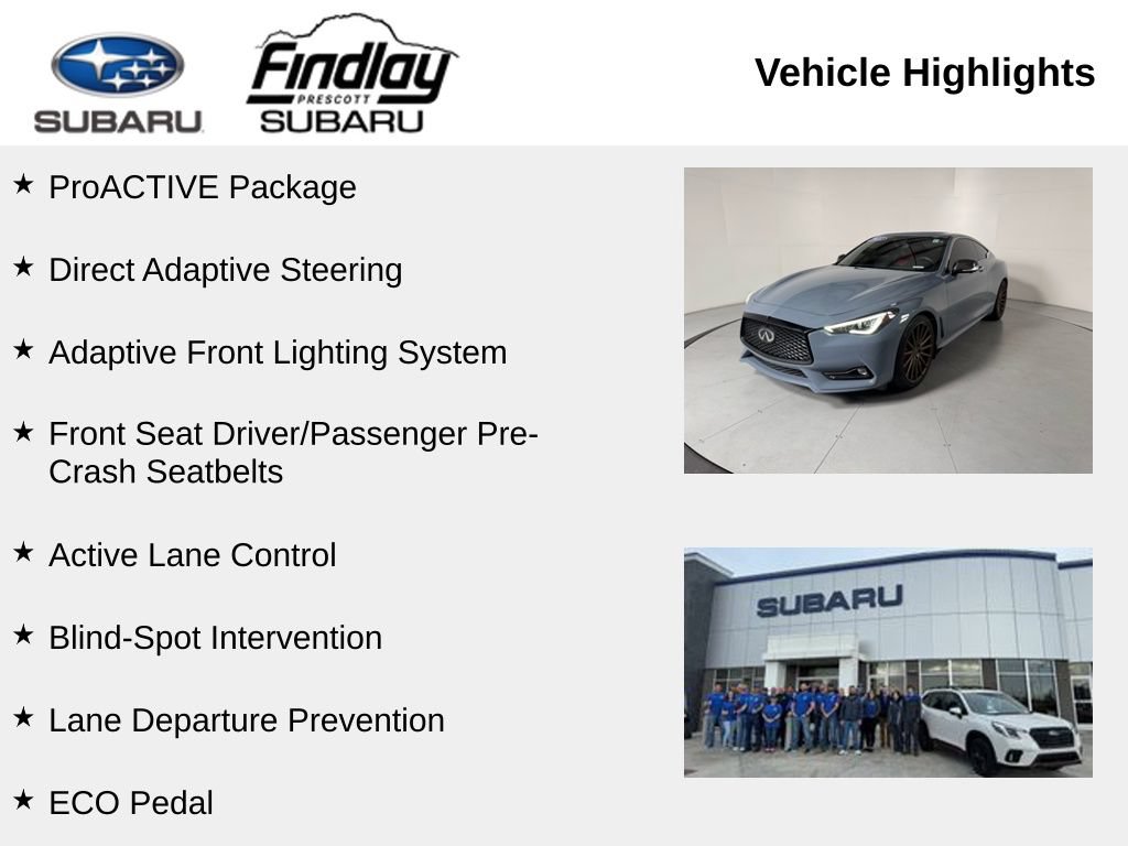 Used 2022 INFINITI Q60 Red Sport 400 w/ Proactive Package AWD/4WD image 2