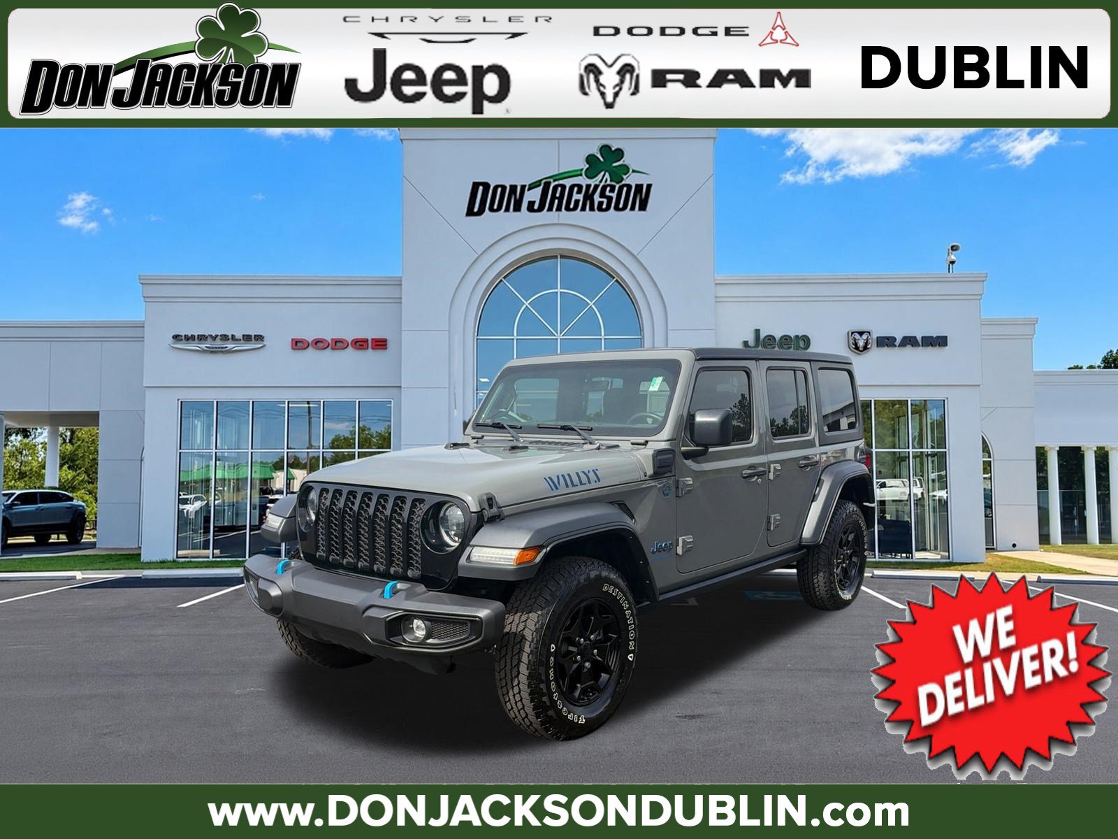 Used 2023 Jeep Wrangler Unlimited w/ 8.4" Radio Group AWD/4WD image 1