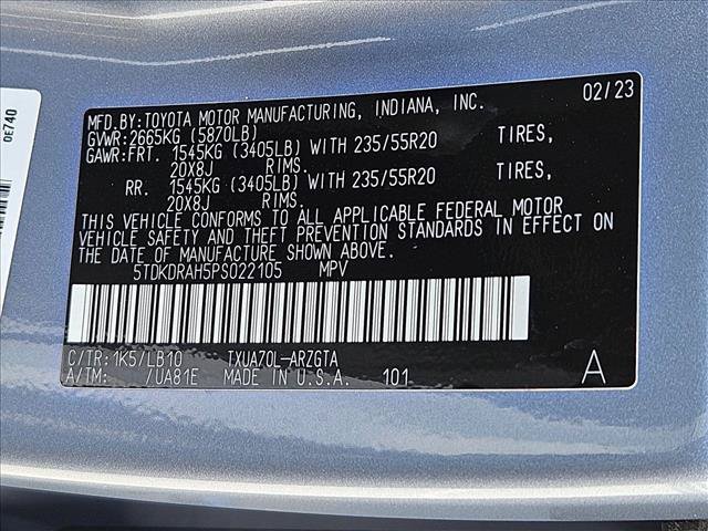 Used 2023 Toyota Highlander Limited FWD image 25